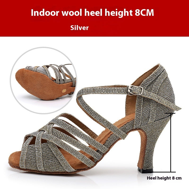 Fashionable High Heel Sandals with Soft Bottom for Women