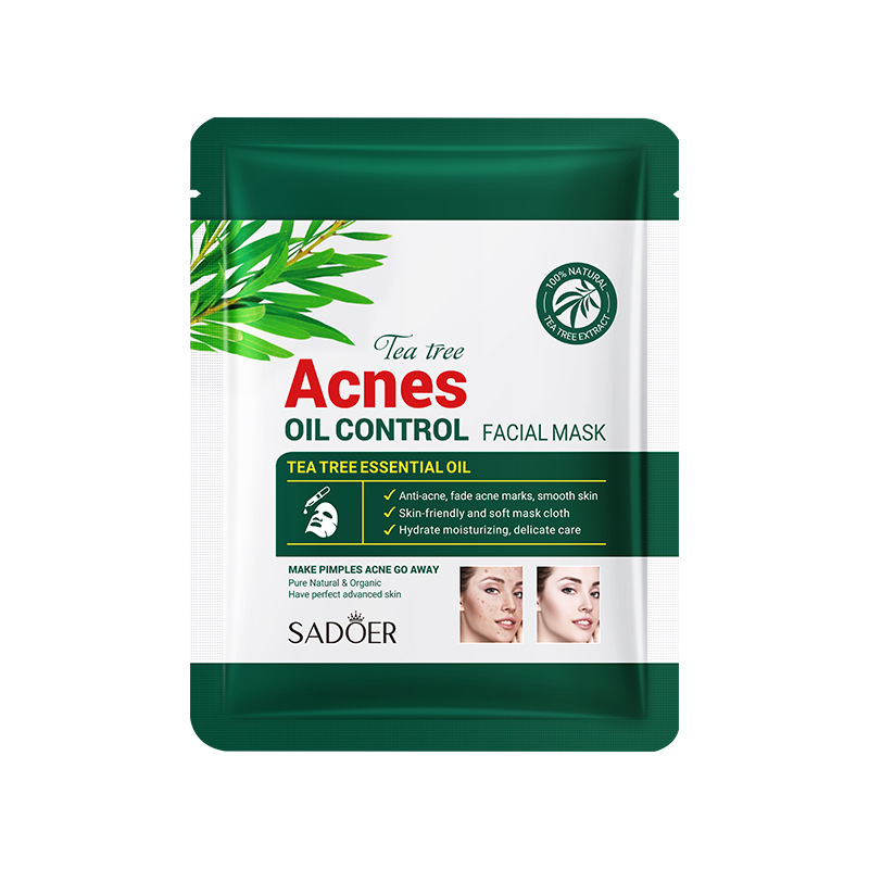 Tea tree mask is refreshing and moisturizing, deeply replenishing moisture to the skin