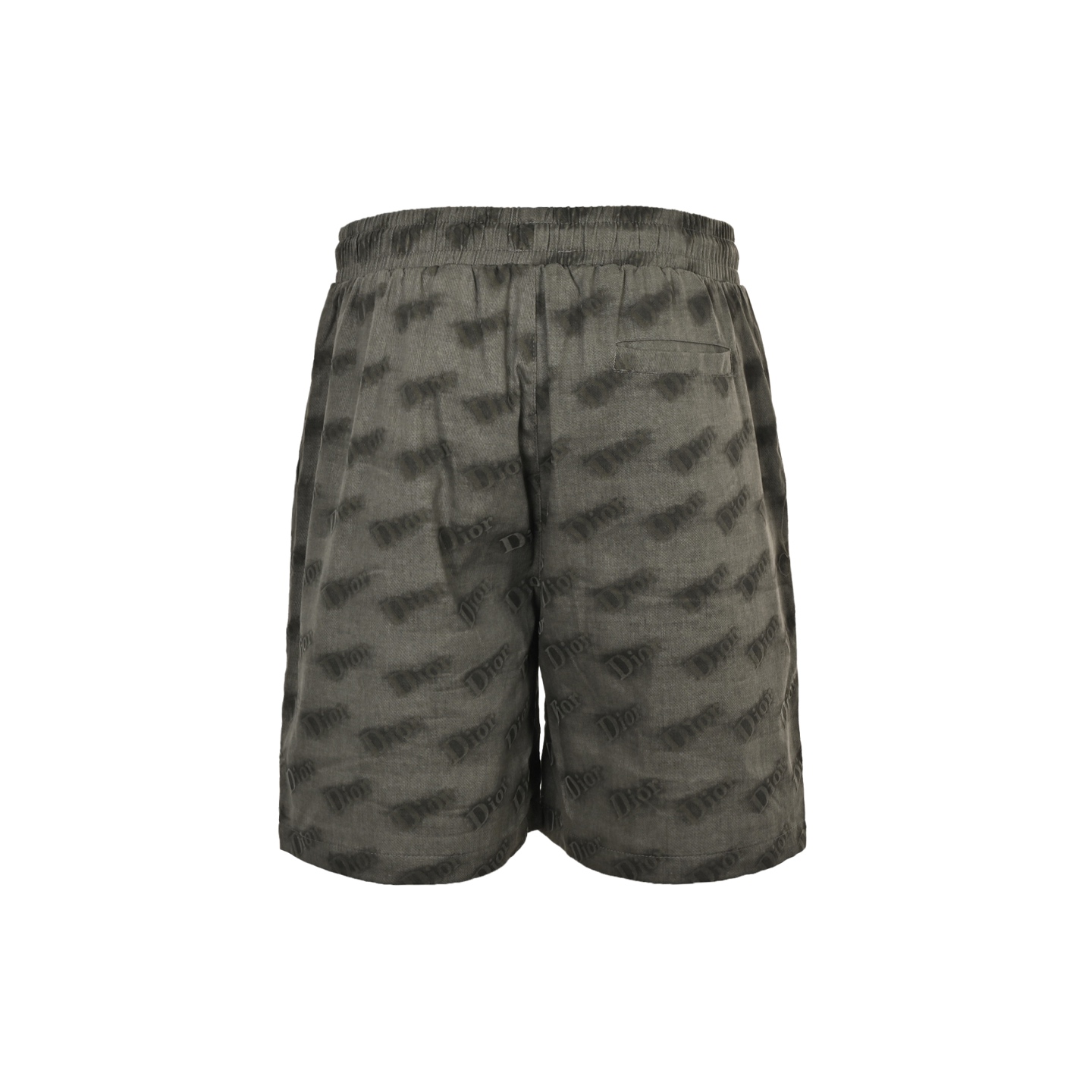 Dior 25ss all over blurry letter print shorts
