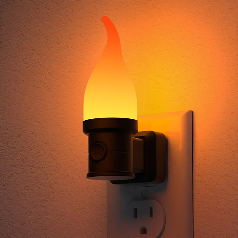 🎄CHRISTMAS ON SALE🔥Flickering Candle Nightlight with Dusk to Dawn Sensor