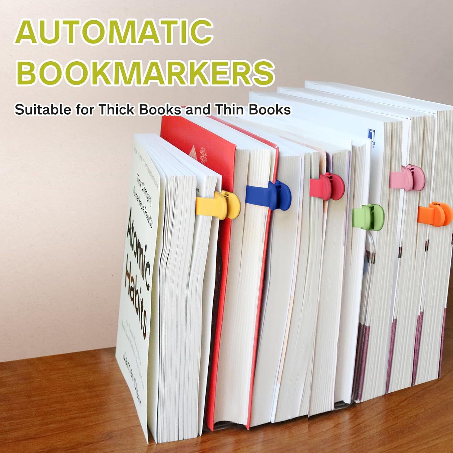 🎄CHRISTMAS ON SALE🔥Cute Unique Silicone Automatic Book Markers