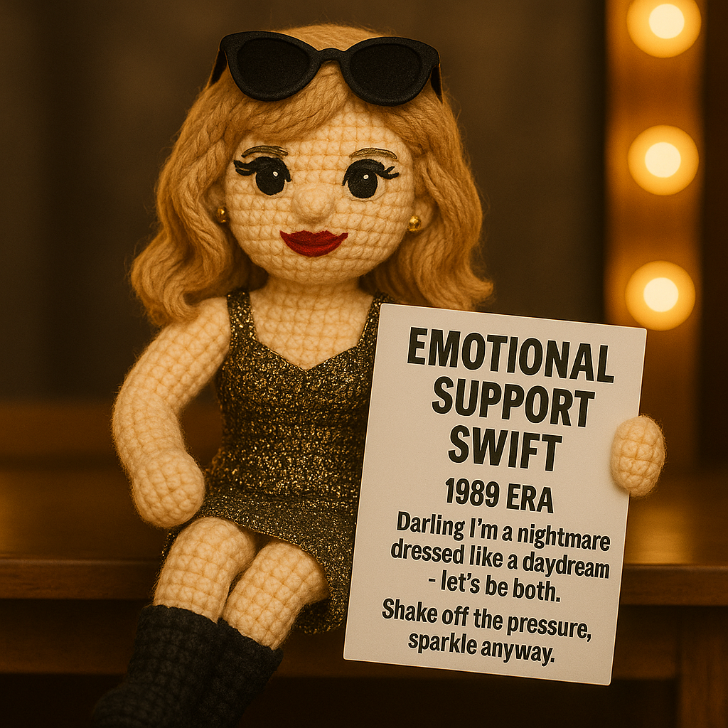 🌟 EMOTIONAL SUPPORT SWIFT Collection Knitted Dolls