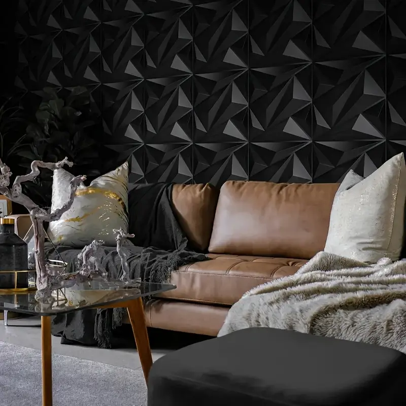 PVC Three - Dimensional Stereoscopic Decorative Wall Panels (11.8in*11.8in)