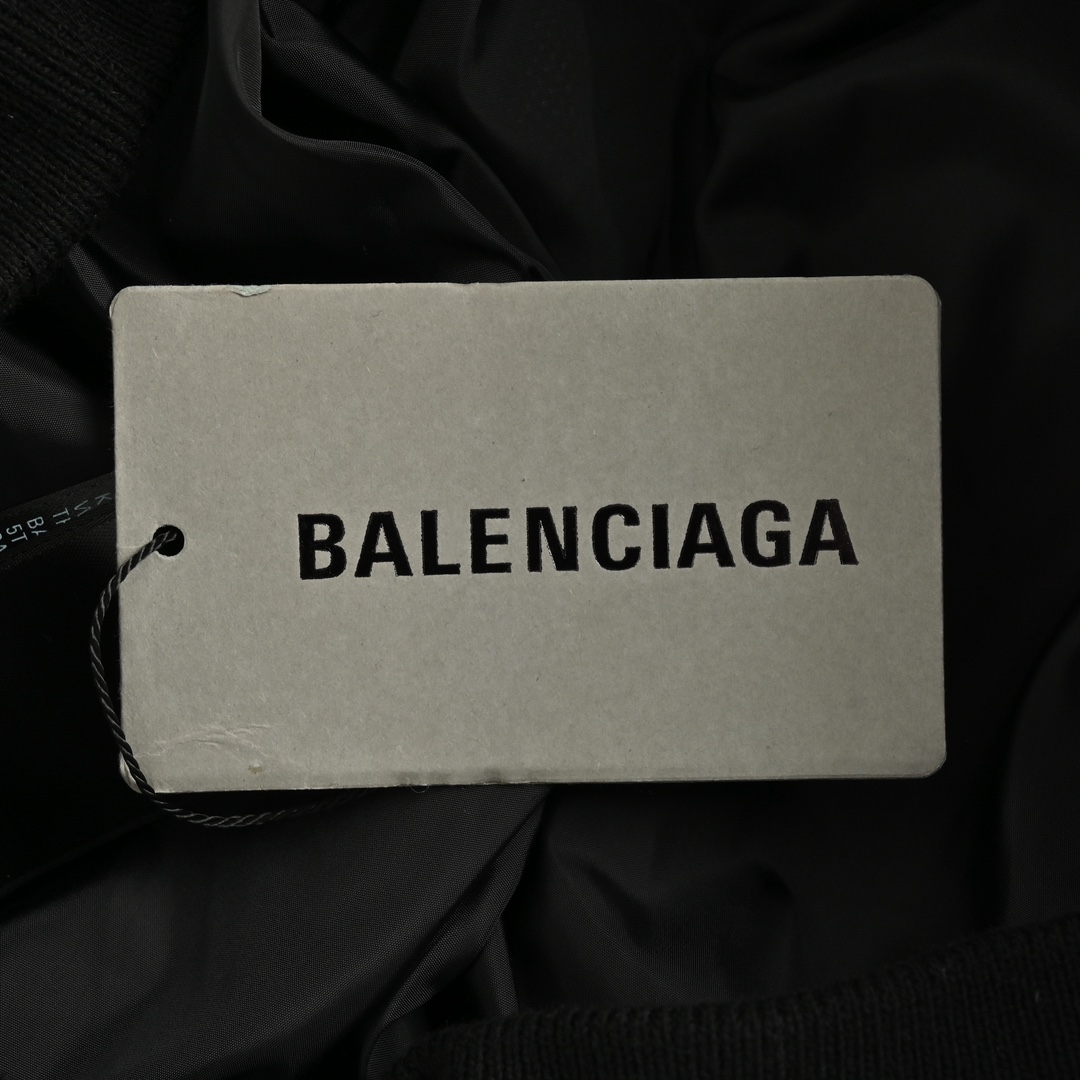 Balenciaga 24FW printed jacket leather coat