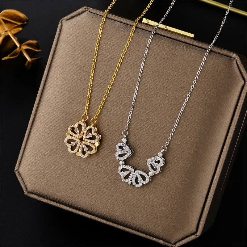 Magic Lucky Four-Leaf Clover Necklace
