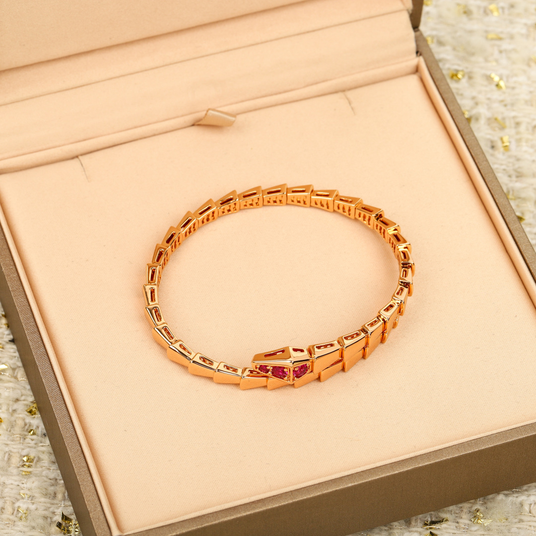Bulgari Ruby Limited Edition Snake Bracelet