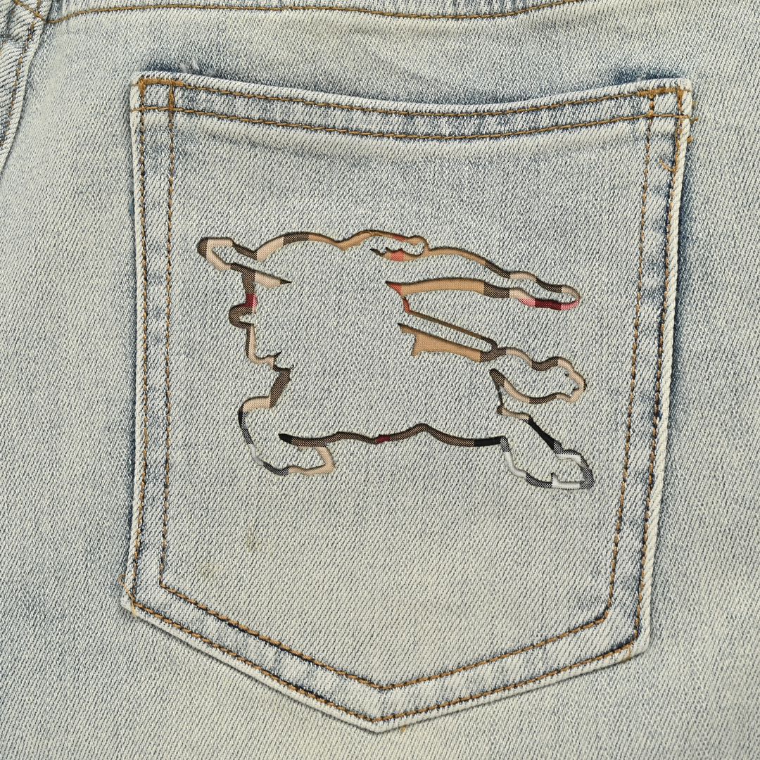 Burberry Back Pocket Cutout Warhorse Jeans
