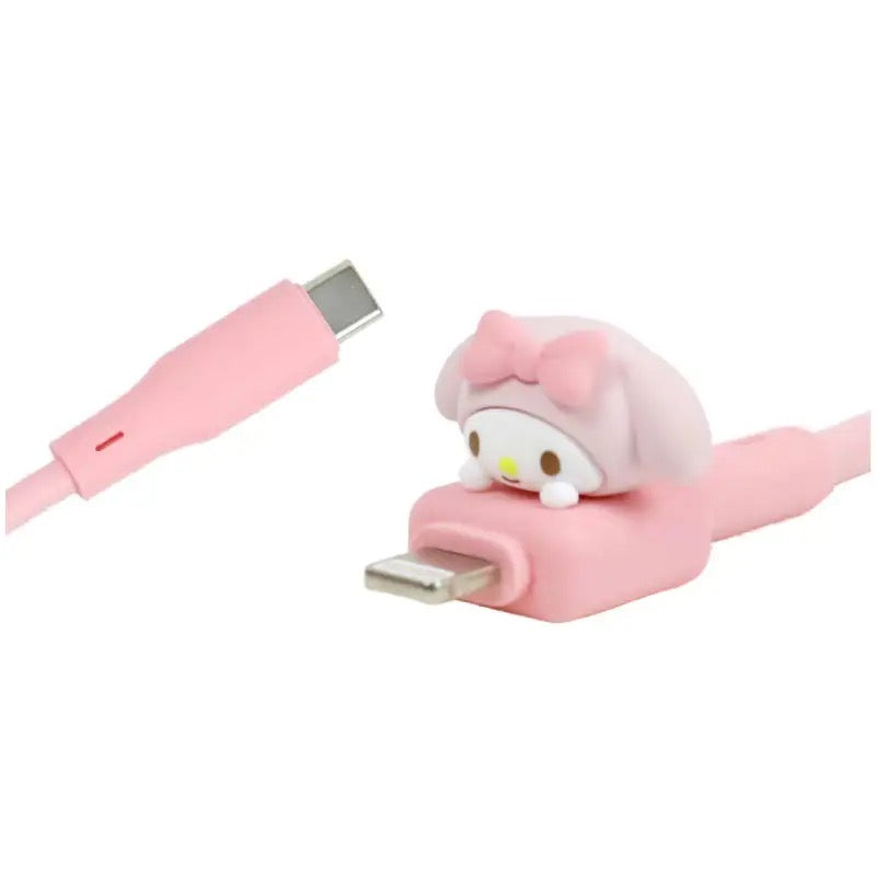 Sanrio Charging Cable Fast Charger Cord Adapter with IP/Type C