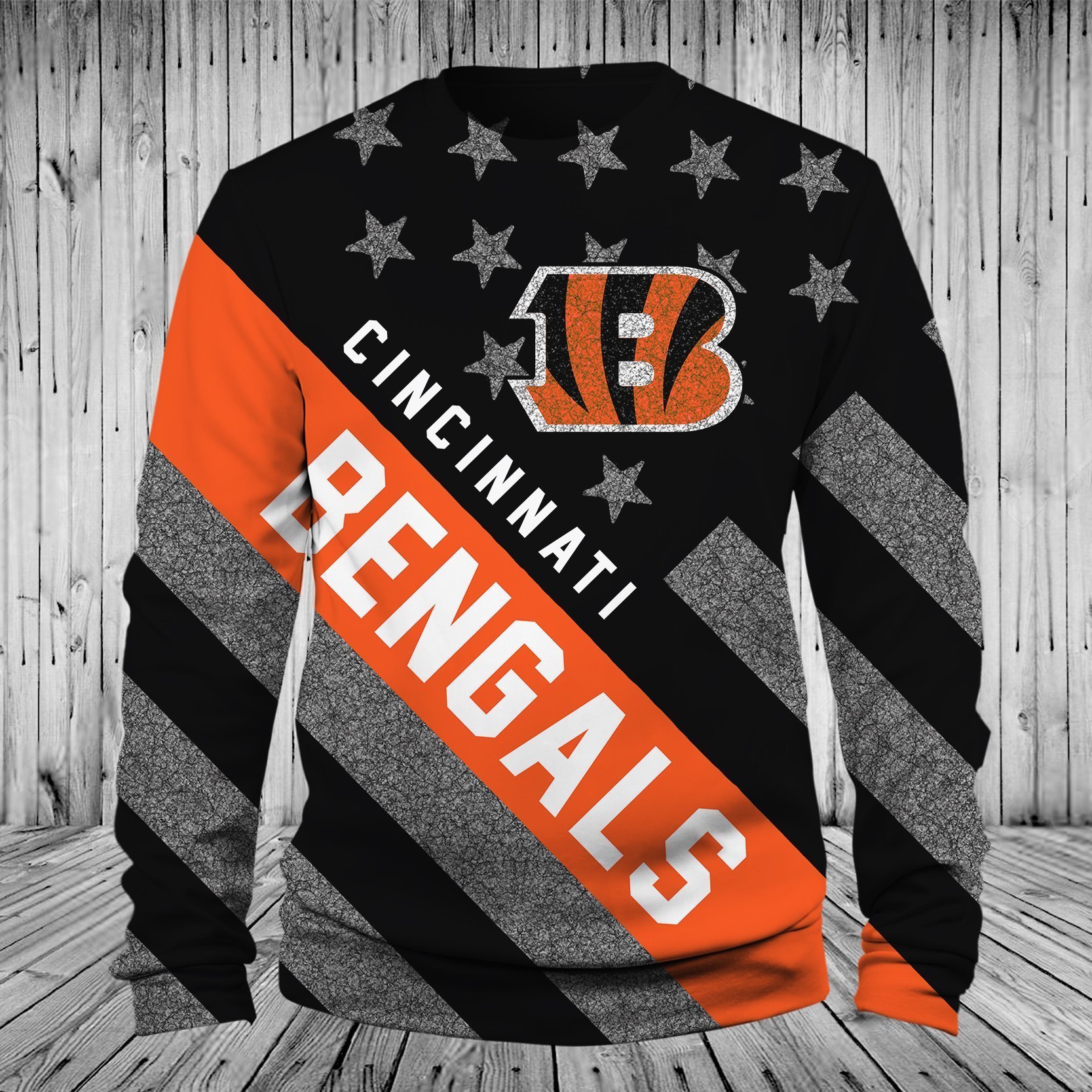 BENGALS 3D HOODIE FLAG53