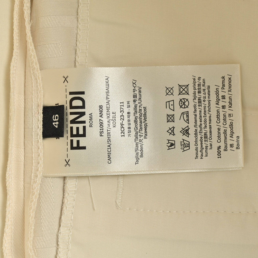 Fendi all over printed FF cotton shorts