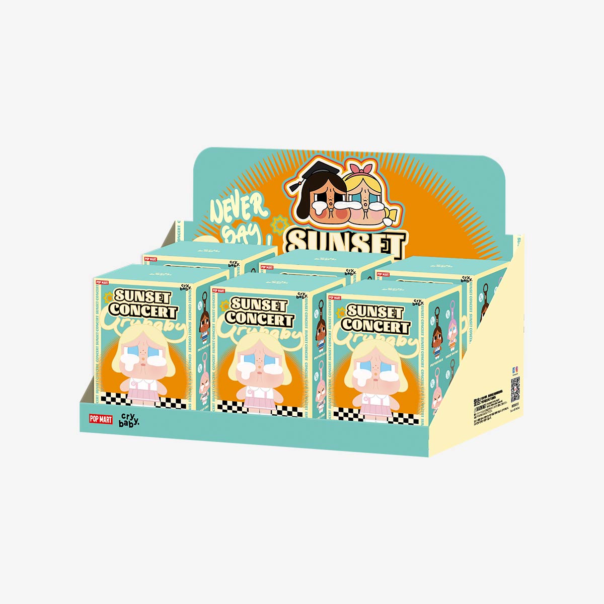 POP MART CRYBABY Sunset Concert Series-Plush Pendant [1 Blind Box]