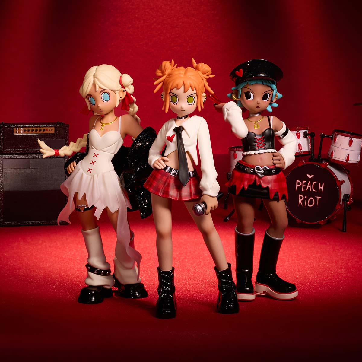 Peach Riot Bloody Valentine Figures
