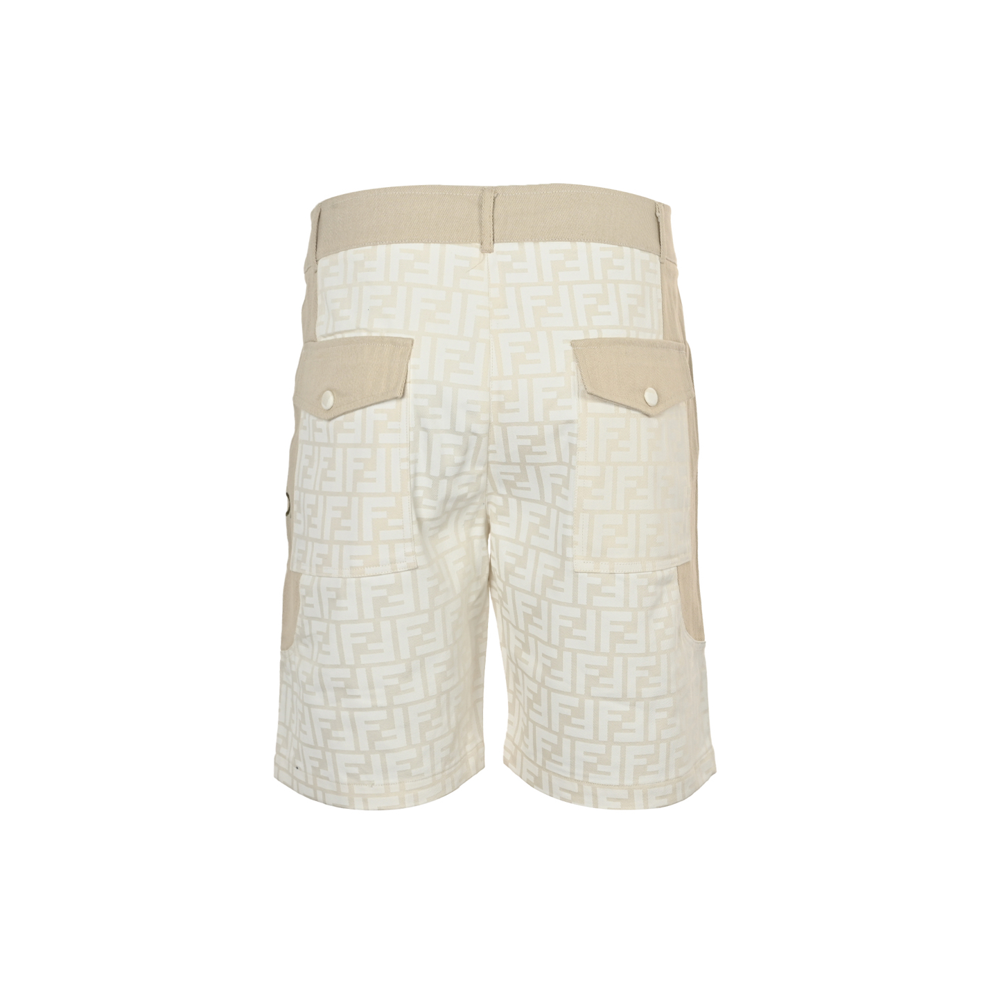 Fendi monogram FF full print shorts