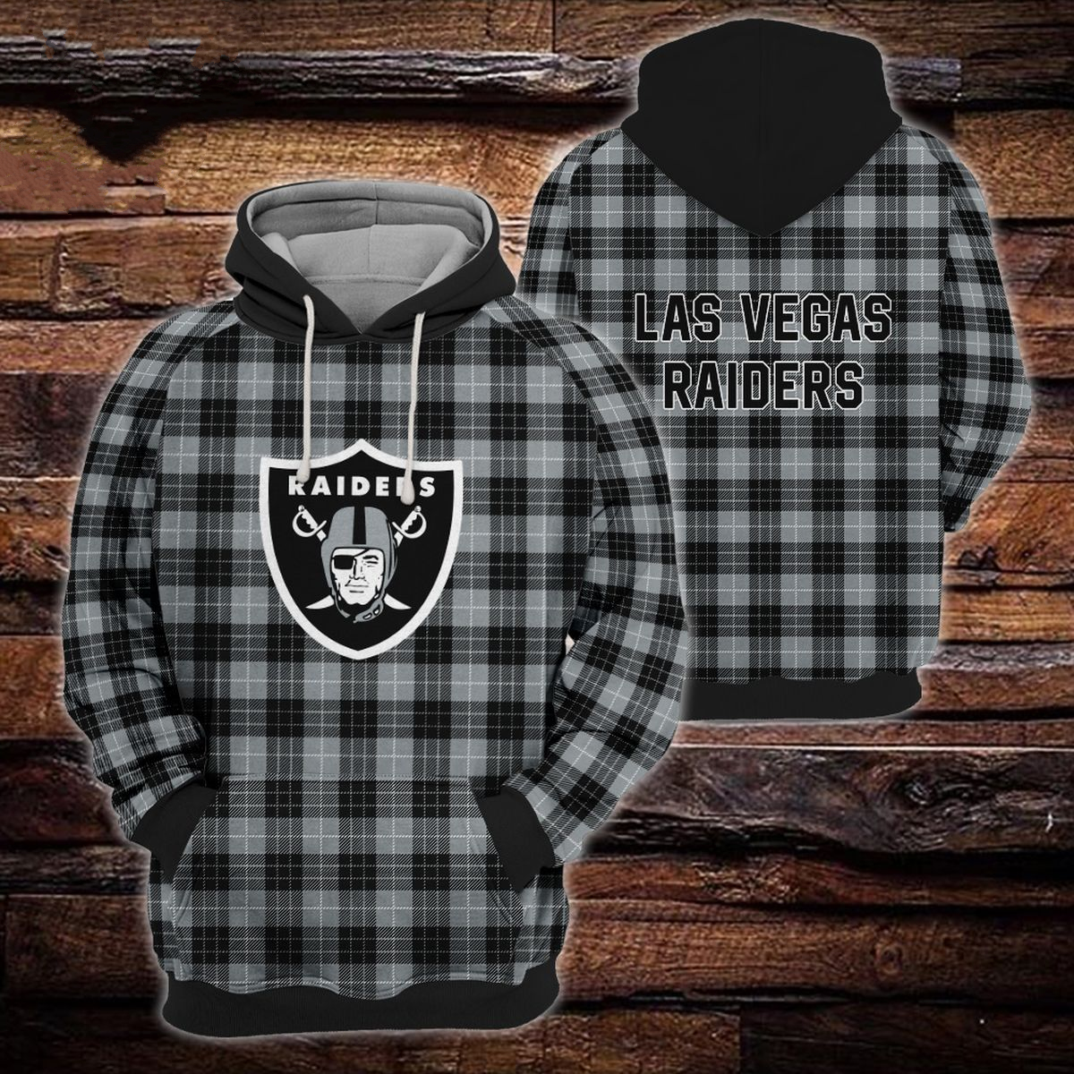 LAS VEGAS RAIDERS 3D HOODIE SKULL102