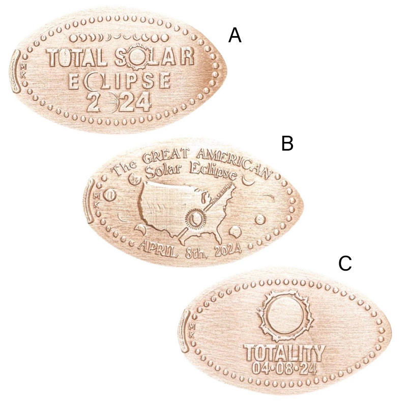 2024 Great American Solar Eclipse Souvenir Coin