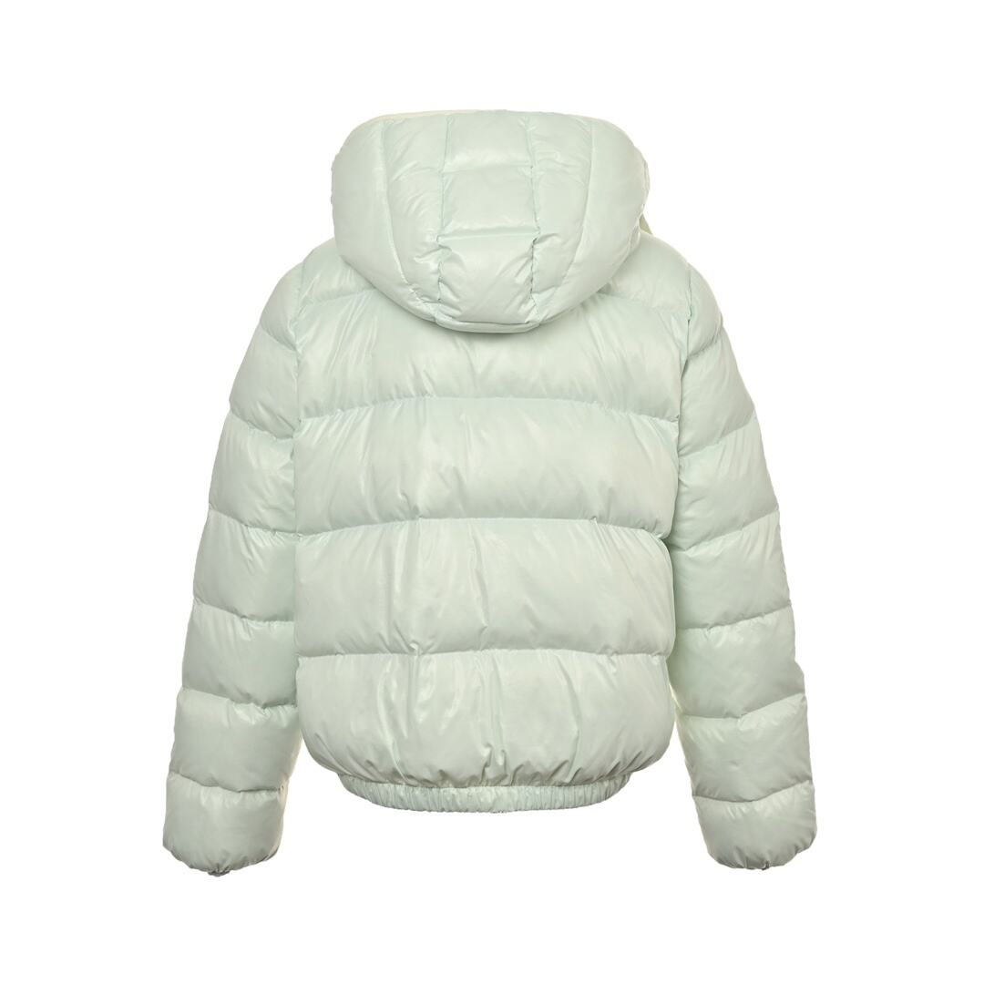 Moncler Women's Andro Detachable Hooded Short Shiny Down Jacket