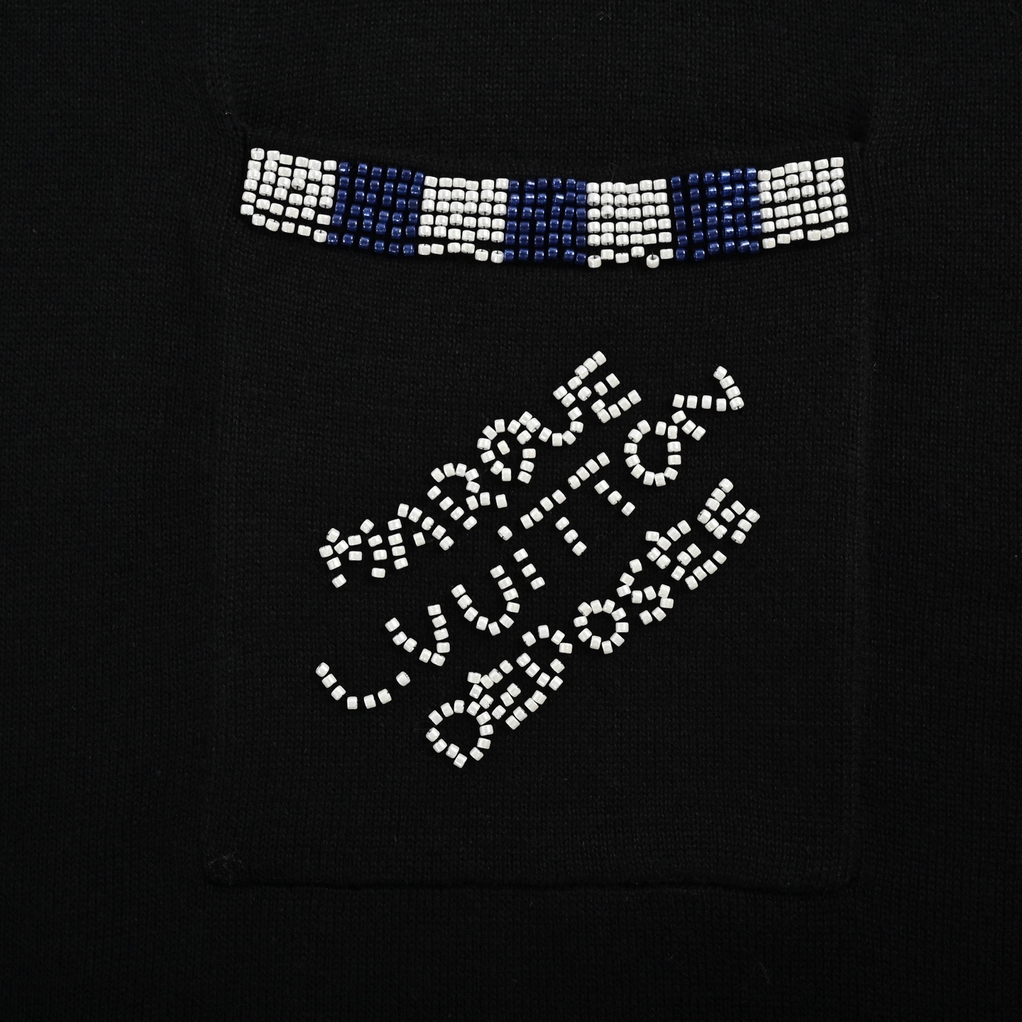 Louis Vuitton 24ss Pocket Beaded Knit Short Sleeve
