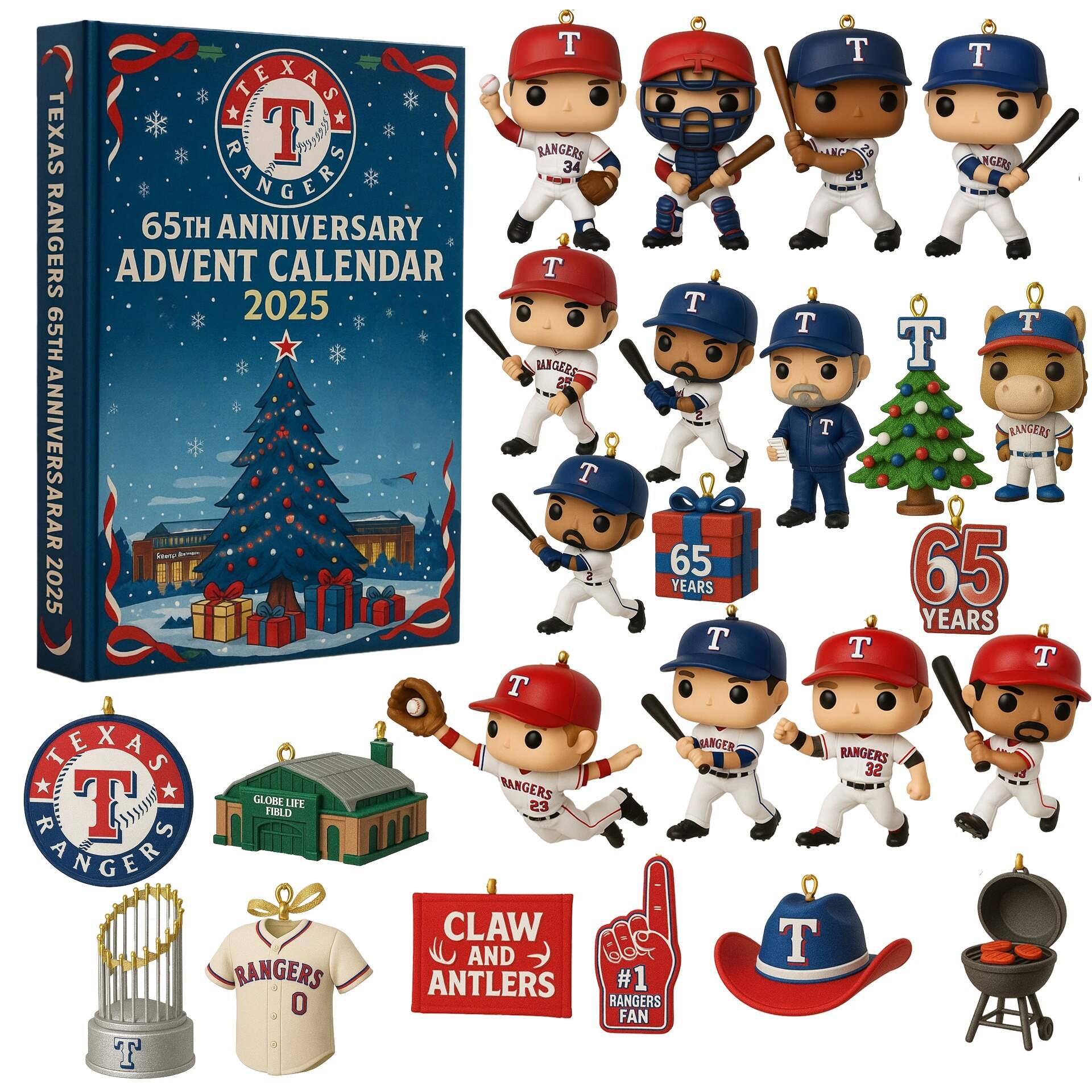 Texas Rangers 65th Anniversary Advent Calendar 2025