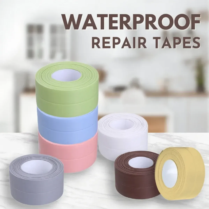 Waterproof Self Adhesive Caulk Strip Tape Sealer (10.5FT) For Kitchen, Bathroom & More