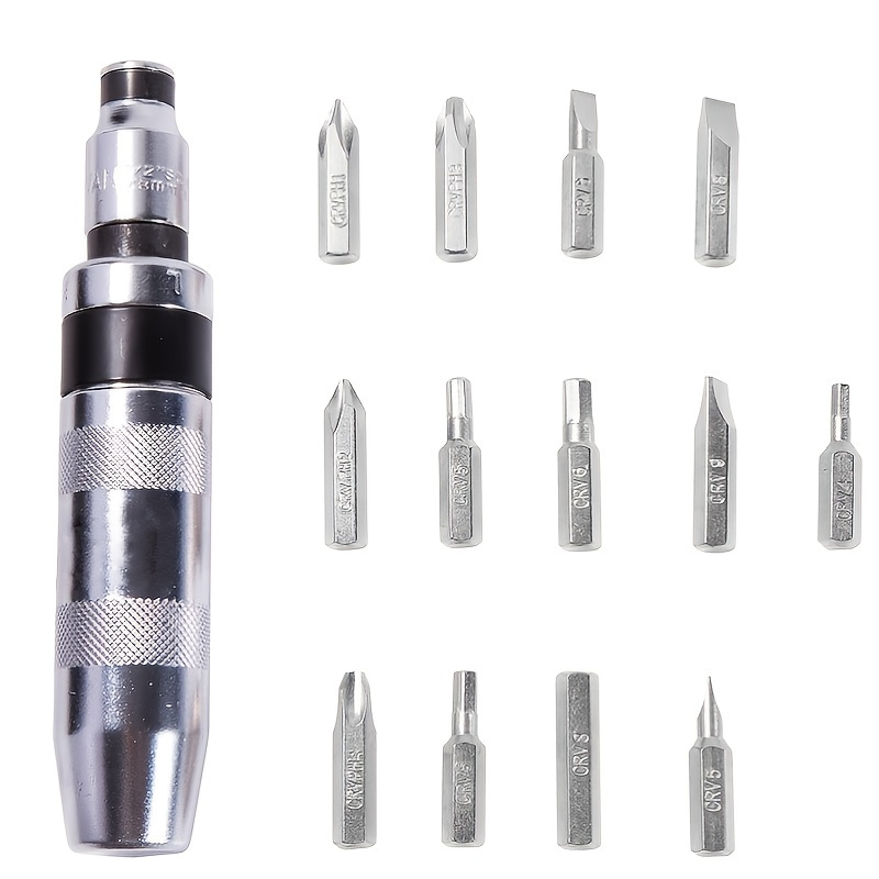 Hand Manual Impact Driver Set-13 PCS Impact Screwdriver Chrome Vanadium Steel Much More Durable,Applications - Disengage Rusted Fasteners Or Frozen Bolts