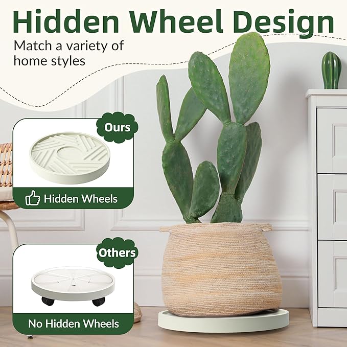 💐💐Heavy - duty Rolling Plant Cart（A must - have for gardening enthusiasts!）