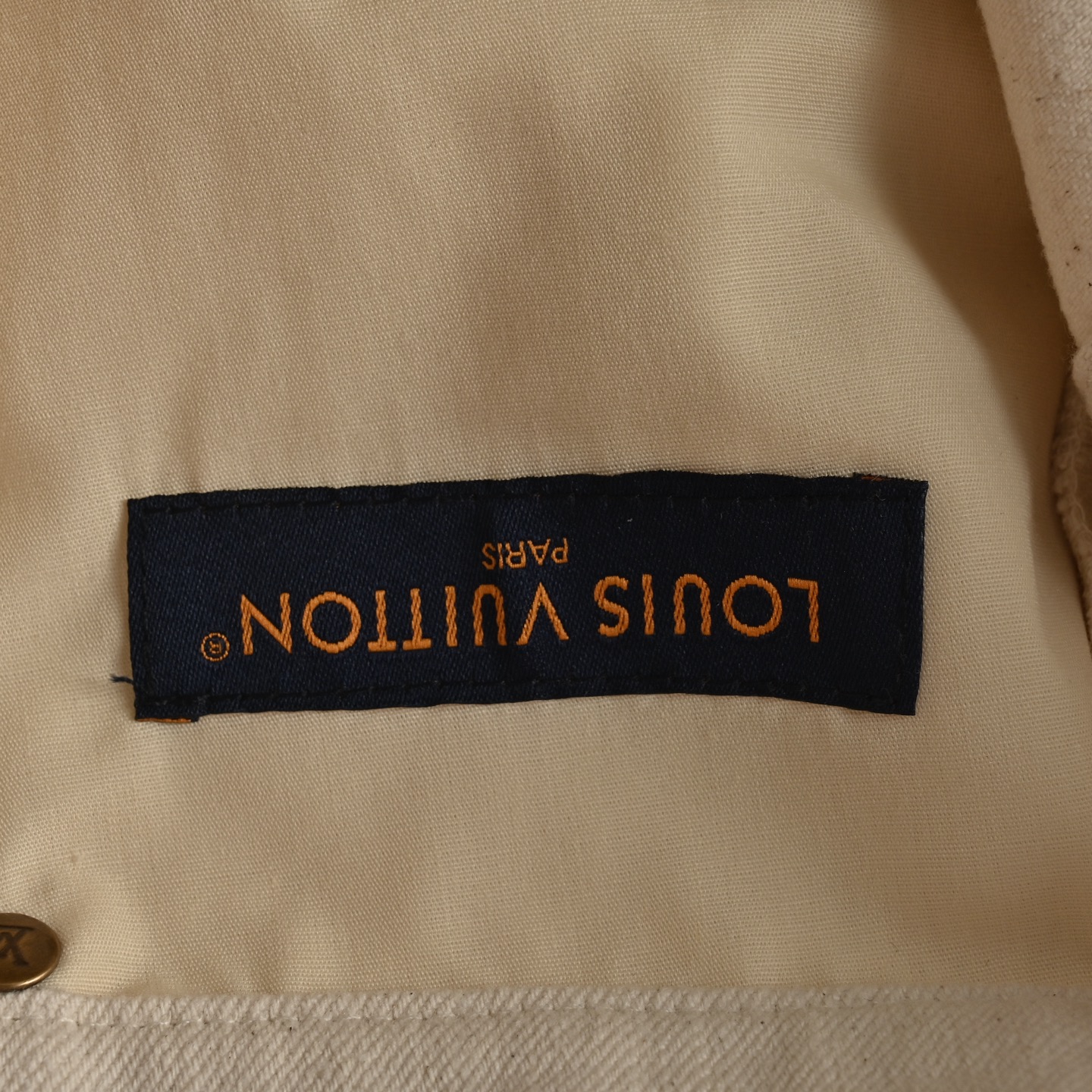 Louis Vuitton 25ss logo jeans