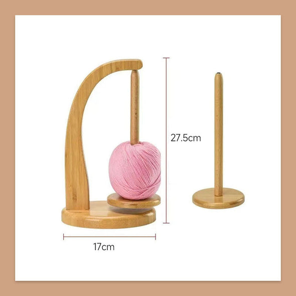 🧵Wooden Yarn Spool Rack