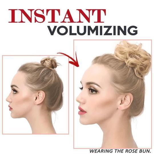 (BUY 3 FREE SHIPPING ) Messy Rose Bun