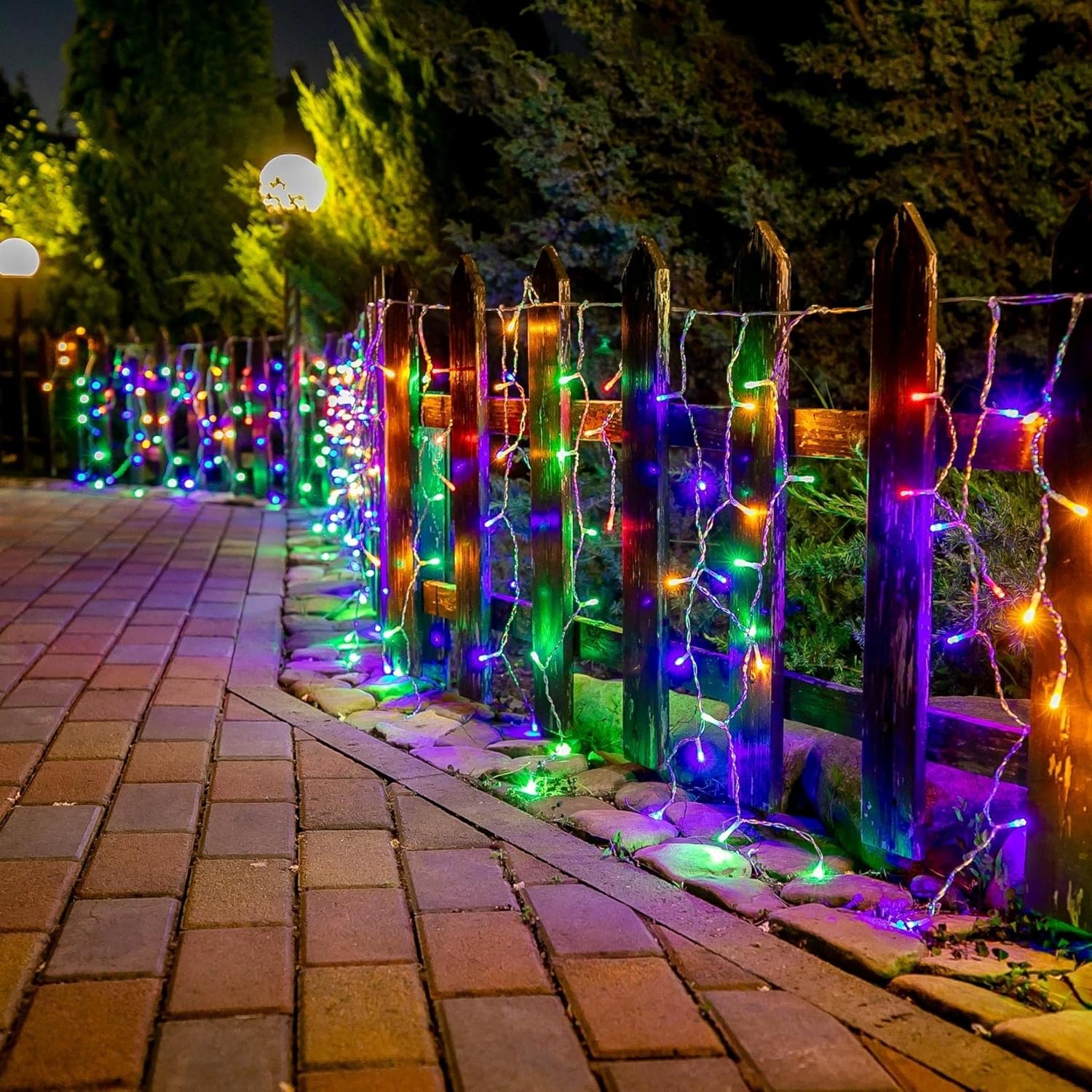 🎄CHRISTMAS ON SALE🔥Outdoor Curtain String Lights with 8 Shining Modes