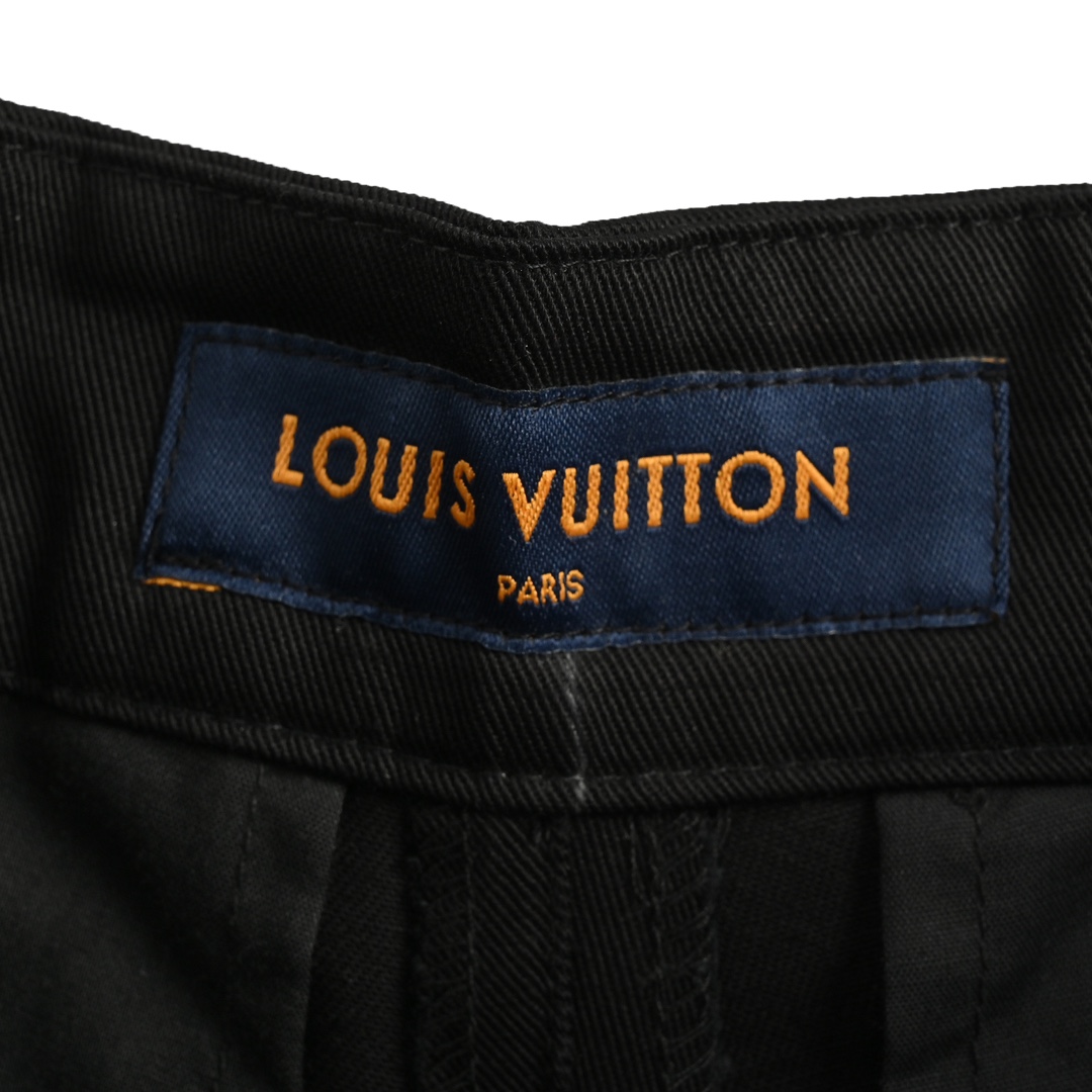 Louis Vuitton 24Fw monogram flocked patchwork jeans