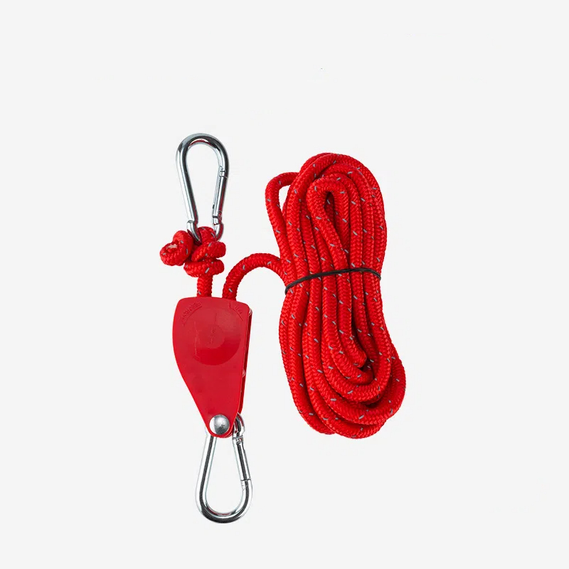 ⛺⛺Ratchet pulley rope hanger tent reflective wind rope