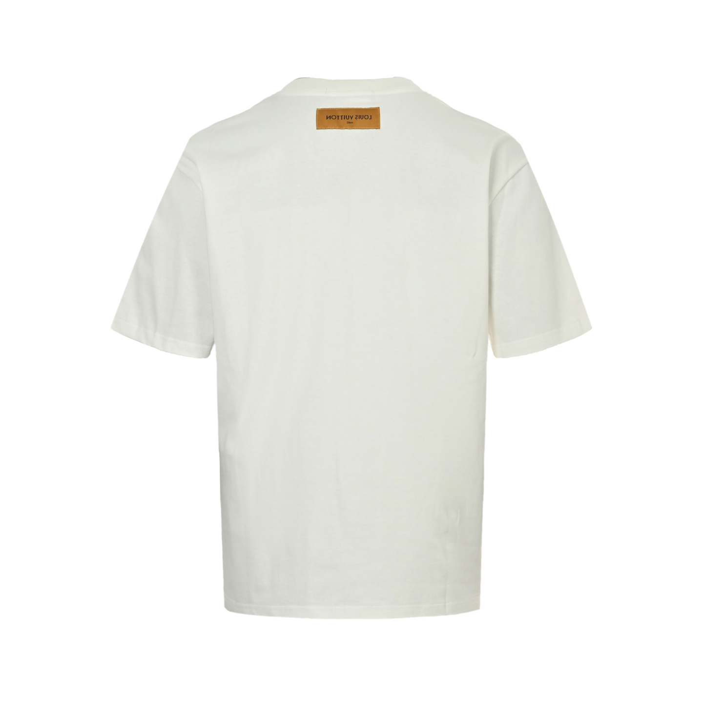 Louis Vuitton 25ss pearl hot diamond logo reflective letter print short sleeve