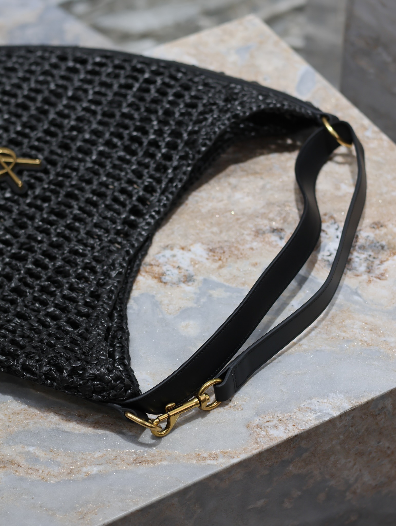 Yves Saint Laurent OXALIS Woven Shopping Bag 781289