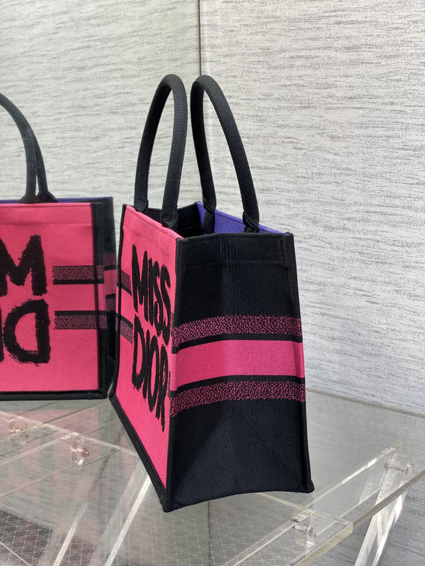 Dior Miss Embroidered Tote Shopping Bag