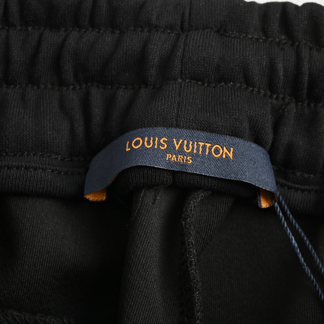 Louis Vuitton 23Fw Fair Isle Blue Web Stripe Trousers