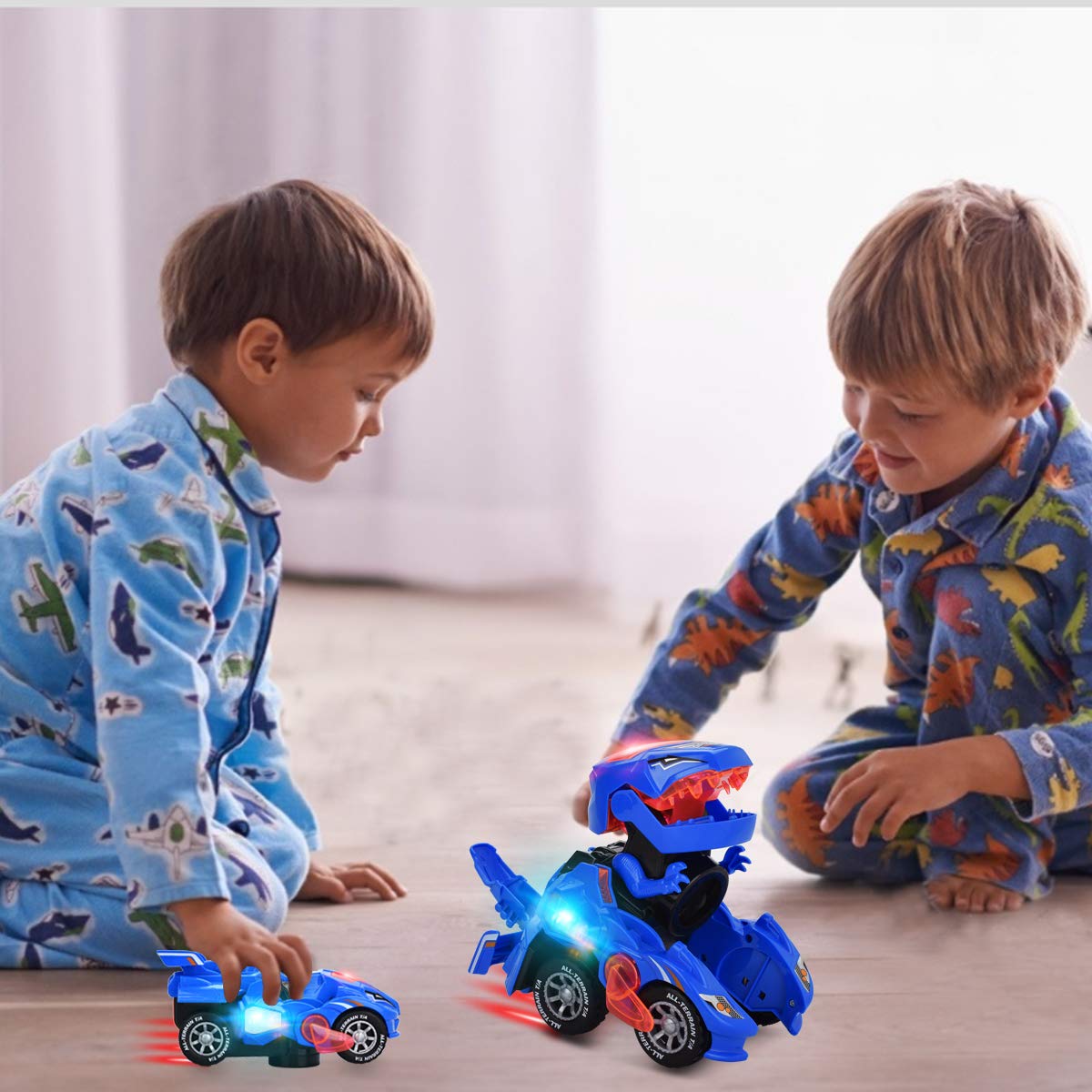 50%OFF-Transforming Dinosaur LED Car （BUY 2 FREE SHIPPING)