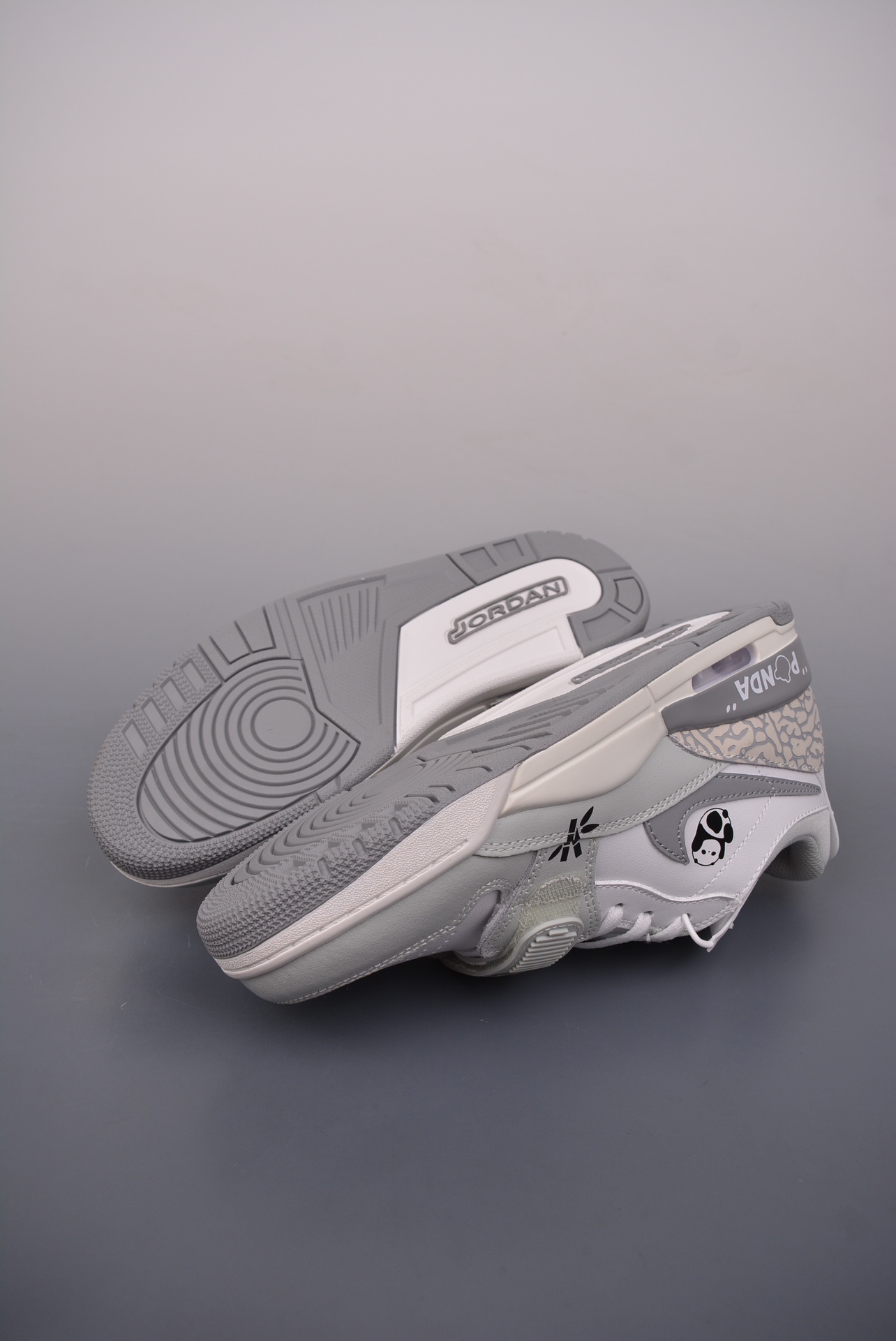 Air Jordan Legacy 312 Pouting Panda Gray and White