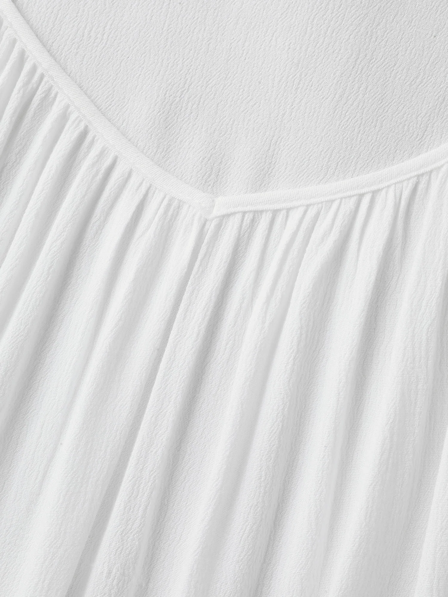 Rayon Flowy Lace Trim Solid Blouse