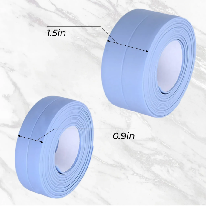 Waterproof Self Adhesive Caulk Strip Tape Sealer (10.5FT) For Kitchen, Bathroom & More