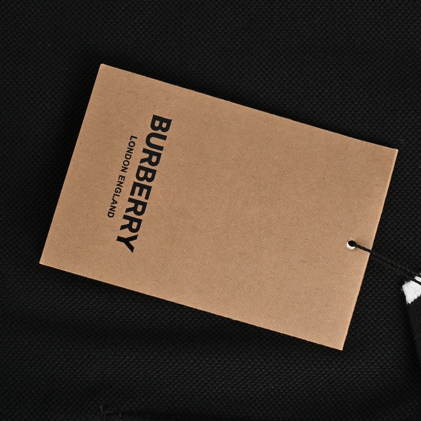 Burberry Chest Pocket Letter Print Polo Short Sleeve