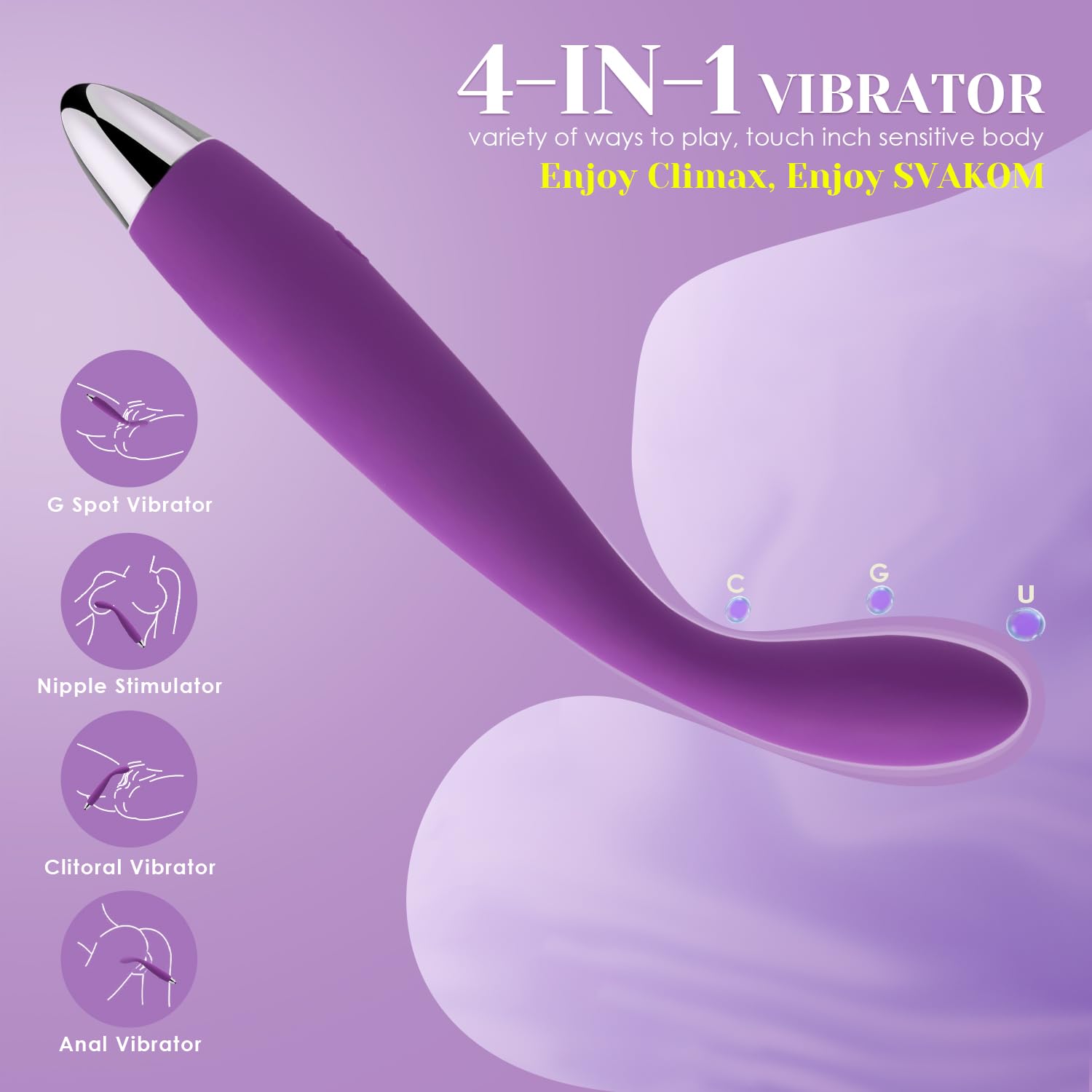 Finger-Shaped G Spot Vibrator