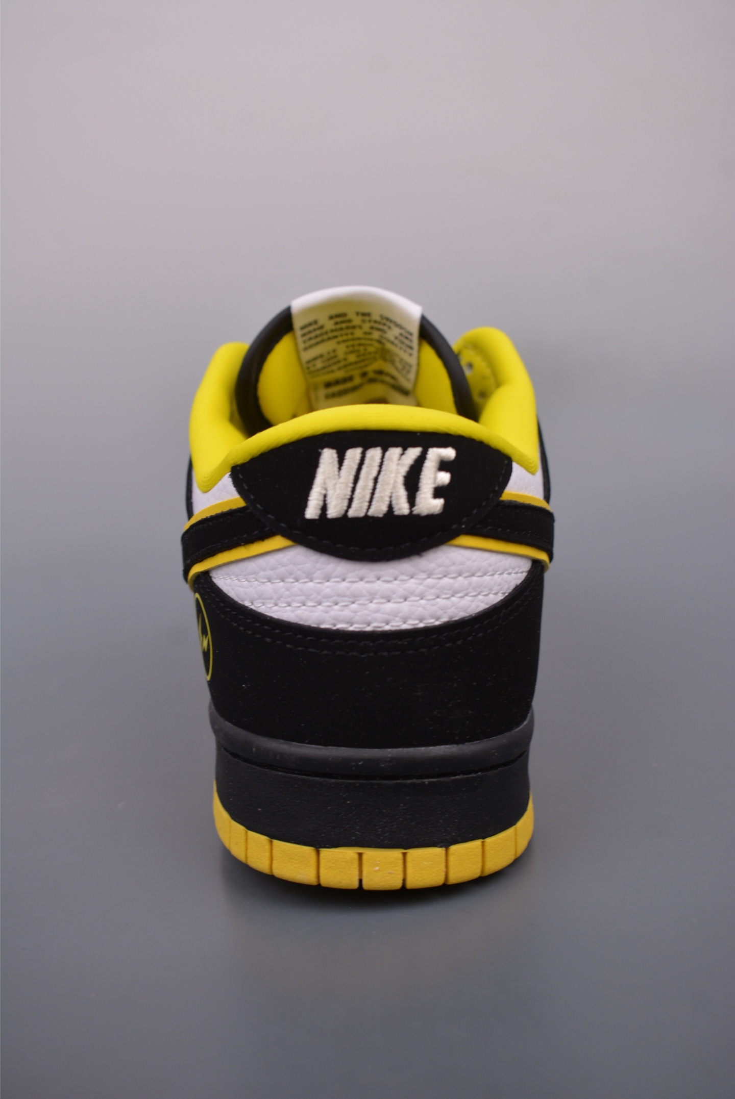 Fragment Design x Nike SB Dunk Low SP Black White Yellow KK1333-026