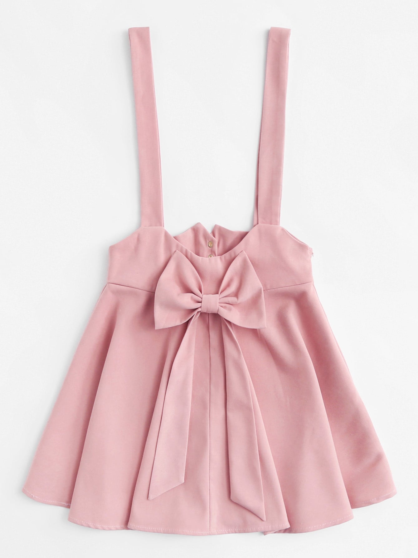 Bow Back Overall Skater Skirt