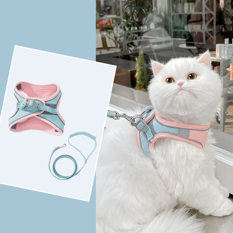 🔥Last Day Promotion-[SAVE 50% OFF]--Luminous Cat Vest Harness and Leash Set--BUY 2 GET 10% OFF & FREE SHIPPING