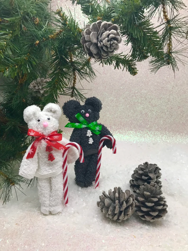 MONEY BEAR FLANIMALS - Christmas Bear!