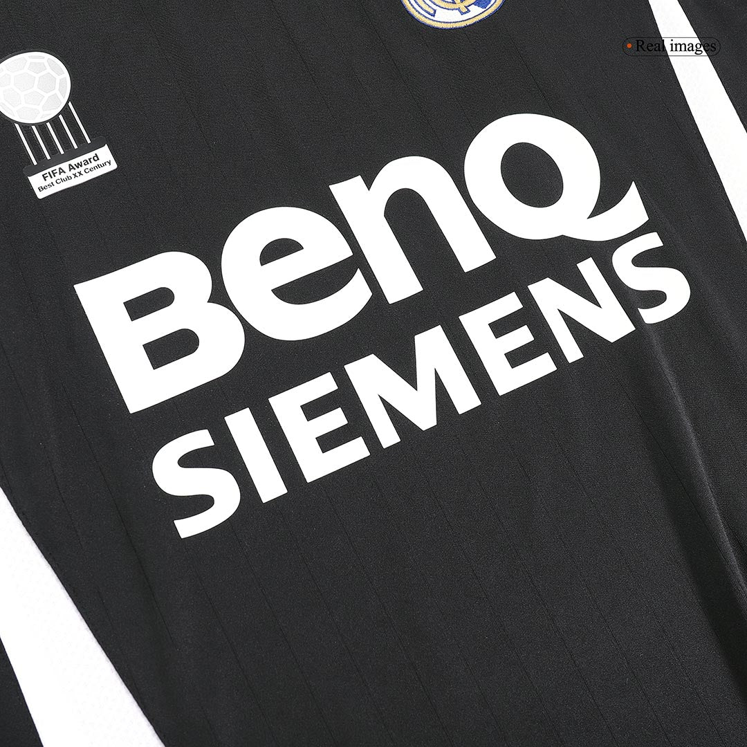 Retro Madrid Away Long Sleeve Football Shirt 2006/07