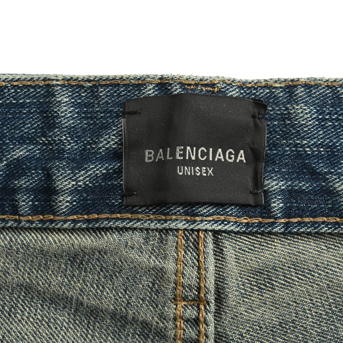 Balenciaga 25ss Pull-up Bamboo Vertical Stripe Jeans