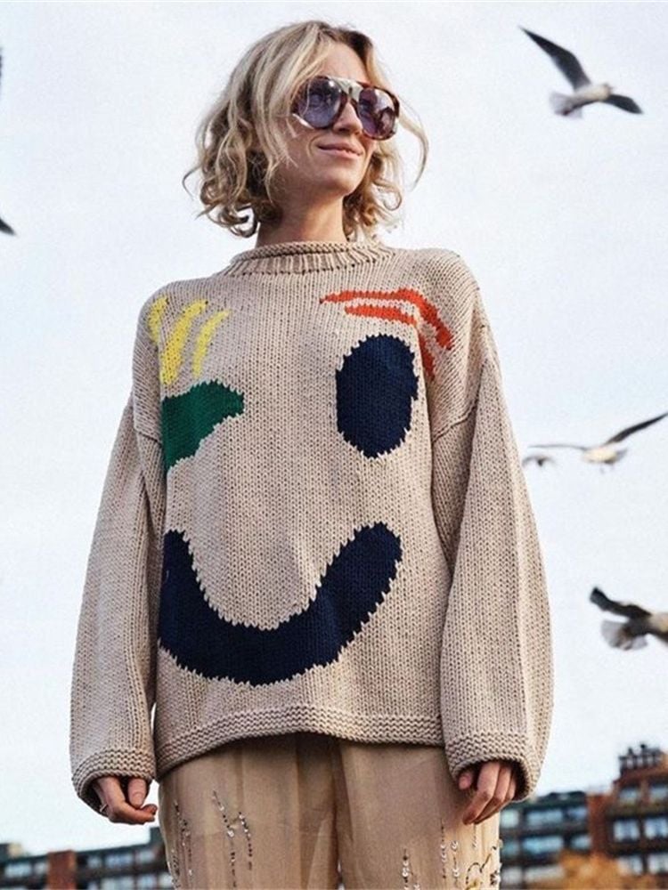 💥Hot Sale 49% OFF💥Happy Sunday Feel Good Knit Jumpers