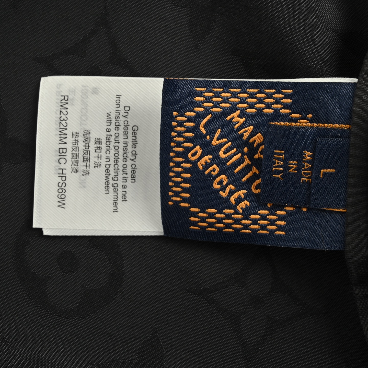 Louis Vuitton 25ss all-over jacquard diamond and colorful lettering shirt jacket