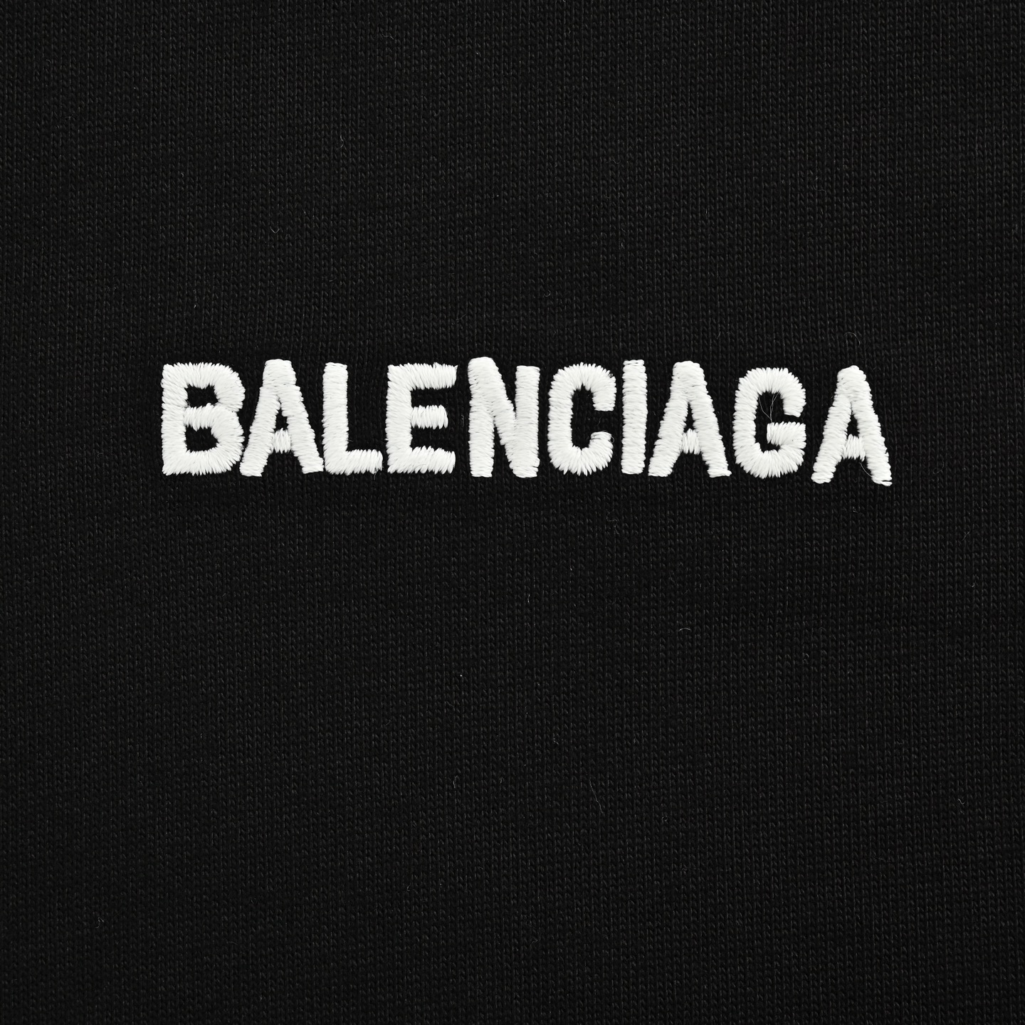 Balenciaga 25ss front and back letter embroidered short sleeves